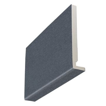 Anthracite Grey Woodgrain Square 16mm x 405mm Double Ended Fascia Board (5m)