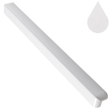 Brilliant White Bullnose 90 degrees External Corner 40mm x 600mm (22mm boards)