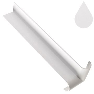Brilliant White Bullnose 90 degrees Internal Corner 40mm x 250mm (22mm boards)