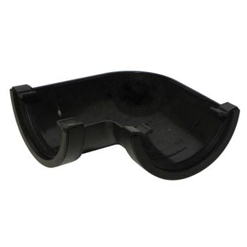 Cast Iron Effect 112mm Half Round 90 Degree Angle 
