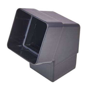 Anthracite Grey 65mm Square 112.5 Degree Offset Bend (Kayflow)