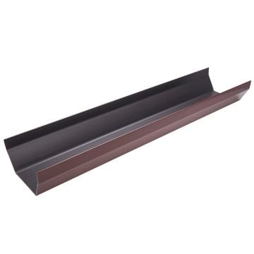 Brown 117mm Square Gutter (4m)