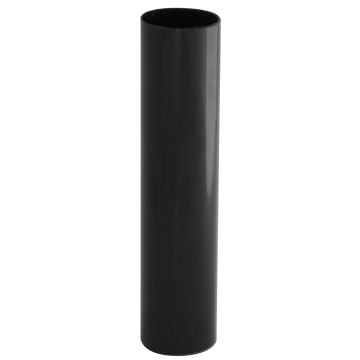 Black 68mm Round Downpipe (4m)
