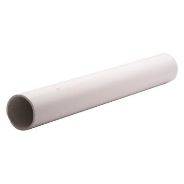 White 40mm Push Fit Waste Pipe (3m|Kayflow)