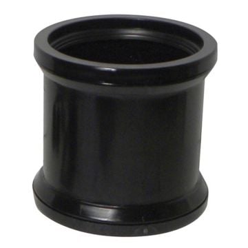 110mm Round Soil Coupler (Black)