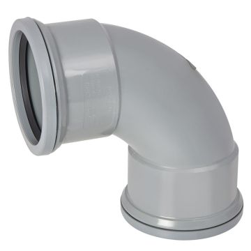 Grey 90 degree Double Socket Bend