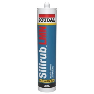 Brilliant White Silirub LMN Neutral Cure Silicone Sealant (300ml | Soudal Silirub)