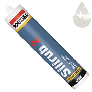 Clear Silirub 2 Low Modulus Neutral Cure Silicone Sealant (300ml | 1 per pack)