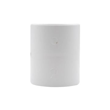 White 32mm Solvent Weld Double Socket Coupler (Kayflow)