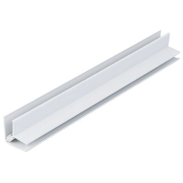 White 8mm - 10mm Wall Panel External Corner (2.6m)