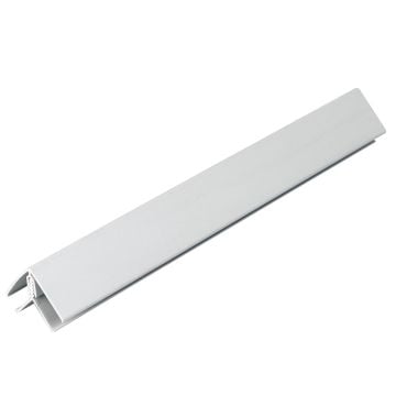Grey 5mm - 8mm Wall Panel 2 Part Universal Corner (2.6m)
