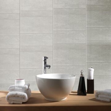 whitestone standard tile fitted in a bathroom