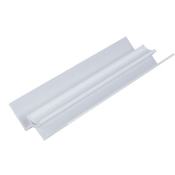 White 10mm Shower Panel Internal Corner (2.4m)