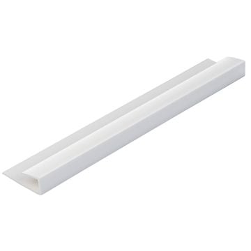 White 5mm Wall Panel End Cap (2.6m)