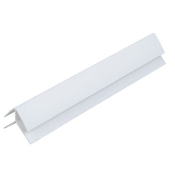 White 5mm Wall Panel External Corner (2.6m)