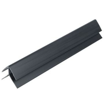 Black 5mm Wall Panel External Corner (2.6m)