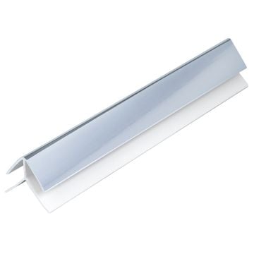 Chrome 5mm Wall Panel External Corner (2.6m)