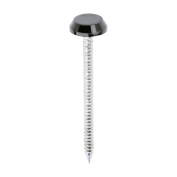 Black 50mm Polymer Headed Nails (100 | TIMCO)
