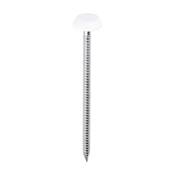 White 65mm Polymer Headed Nails (100 | TIMCO)