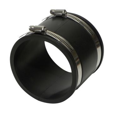 Black 110mm Underground Straight Coupler