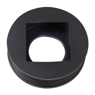 Black 110mm Underground Rainwater Adaptor (Kayflow)