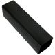 Black 65mm Square Downpipe (2.5m | Kayflow)