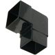 Black 65mm Square 92.5 Degree Offset Bend (Kayflow)