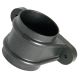 Cast Iron Effect 68mm Round Downpipe Socket with Fixing Lugs (Kayflow)