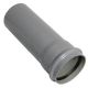 Grey 110mm Single Socket Pipe (3m | Kayflow)