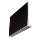 Black Ash Square 9mm x 160mm Reveal Liner Fascia Capping Board (5m | Kestrel)