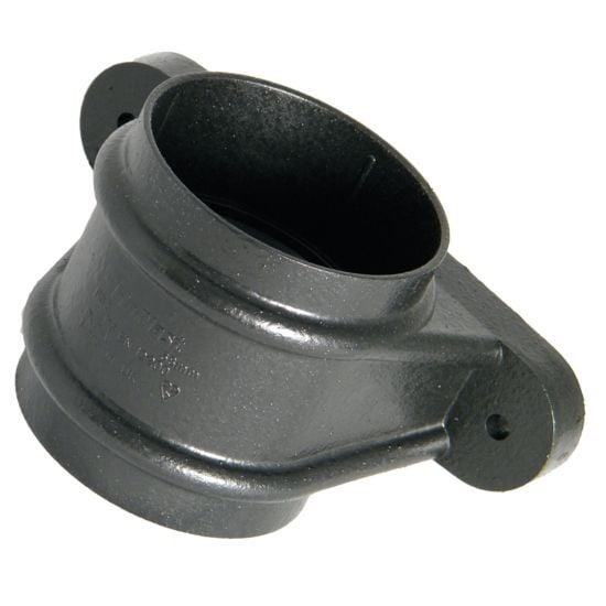 Cast Iron Effect Round Downpipe Lugged Socket 