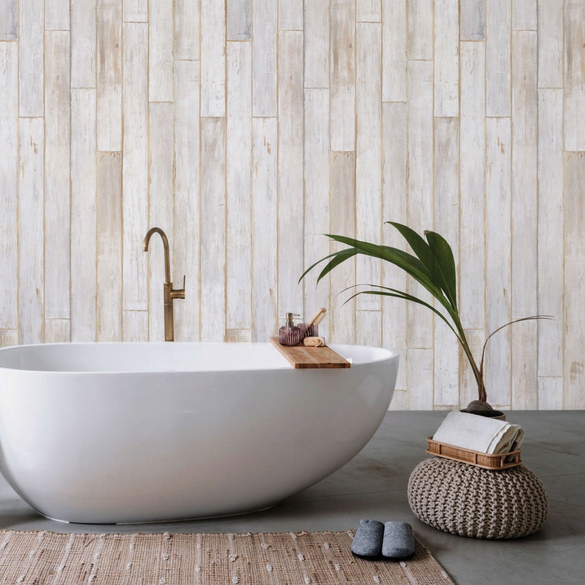 White Cabin Wall Panels