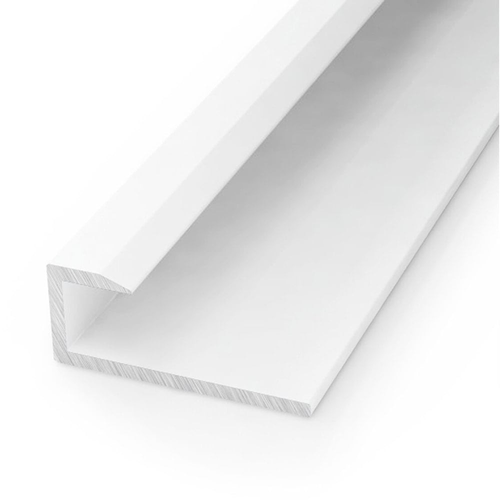 White Aluminium End Cap White Aluminium End Cap