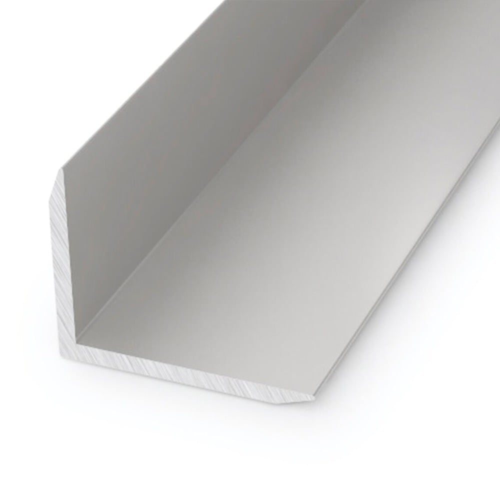 Silver Aluminium External Corner - Close Up
