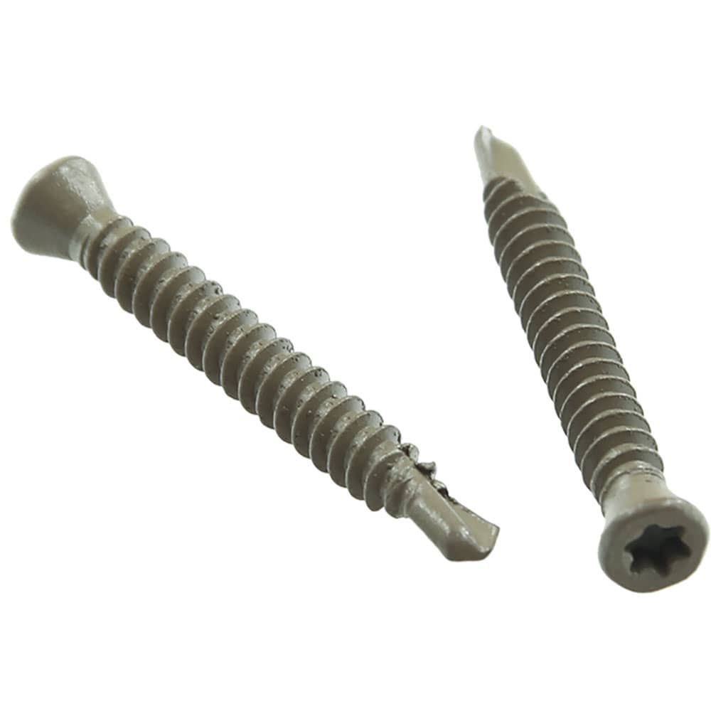 Ecodek Fascia Screws – Grey – 35mm (100) Ecodek Fascia Screws – Grey – 35mm (100)