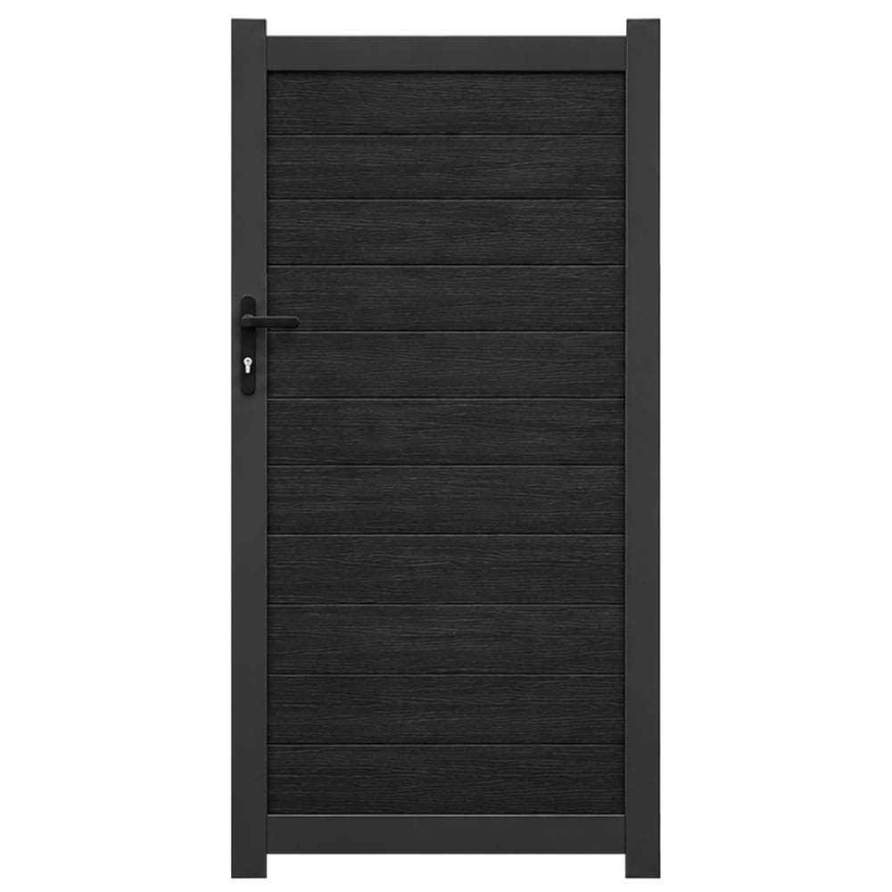 Ecodek Composite Gate – Black Ecodek Composite Gate – Black