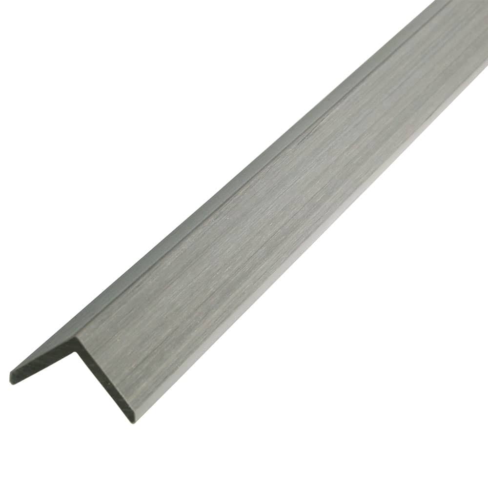Ecodek Composite Decking L Trim – Smoke Grey Ecodek Composite Decking L Trim – Smoke Grey