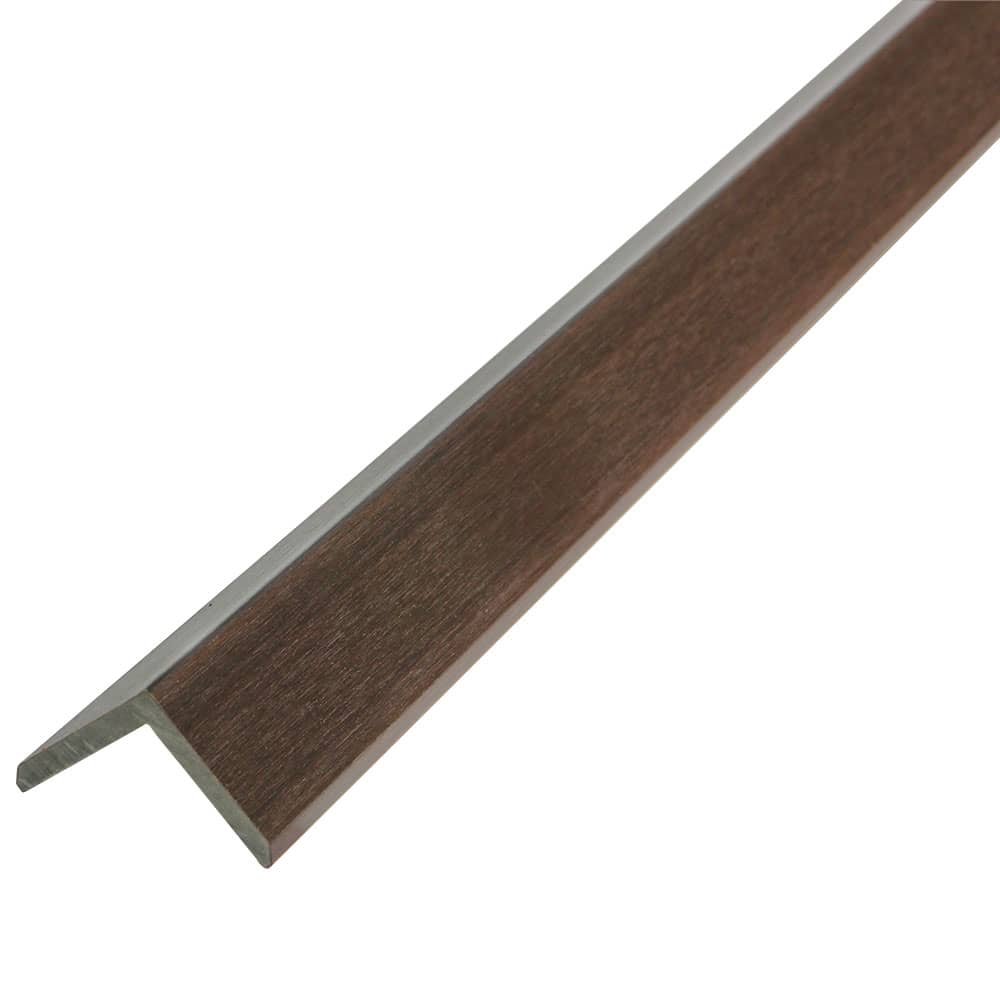 Ecodek Composite Decking L Trim – Walnut Ecodek Composite Decking L Trim – Walnut