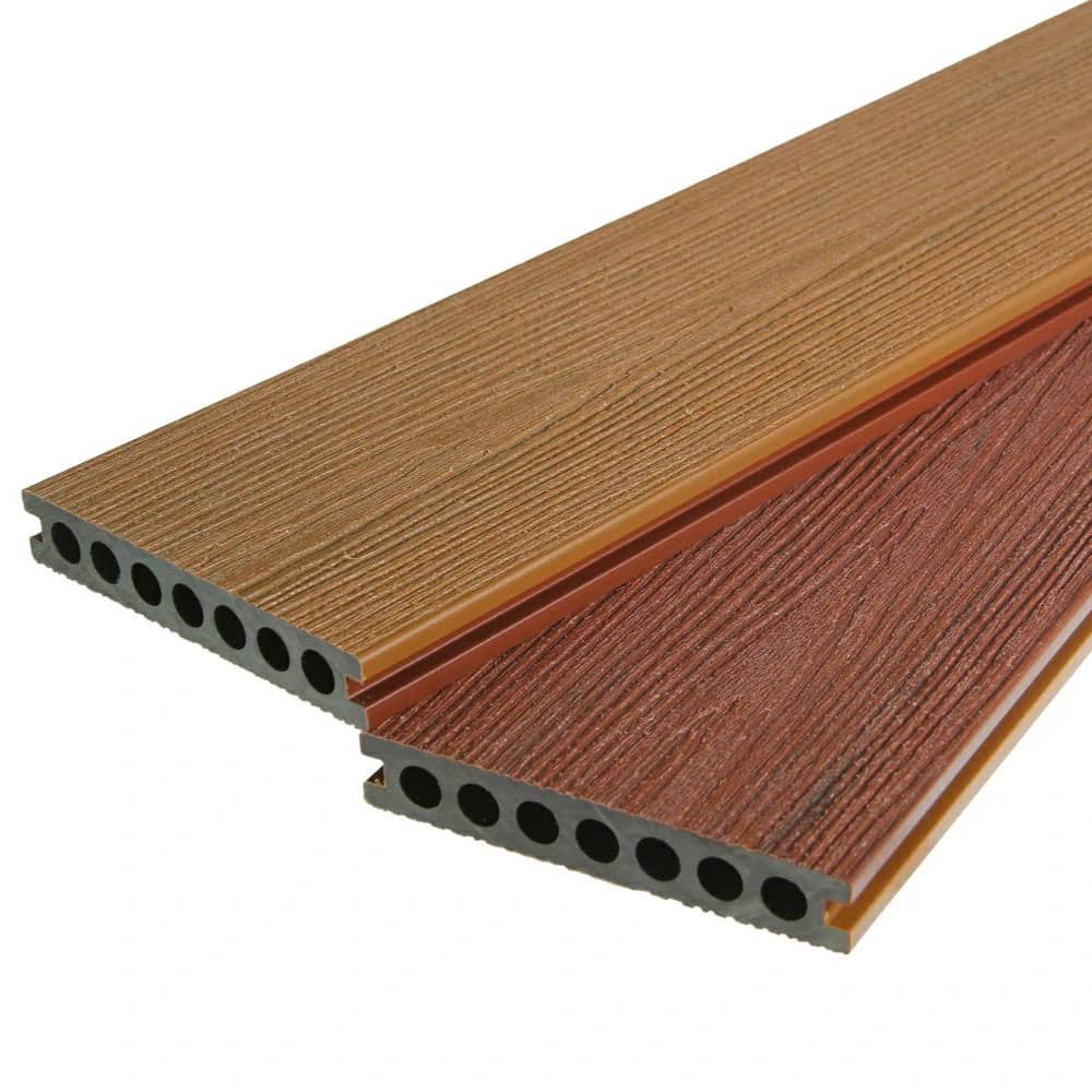 Ecodek Revive Reversible Composite Decking – Cherry/Oak – 3.6m Ecodek Revive Reversible Composite Decking – Cherry/Oak – 3.6m
