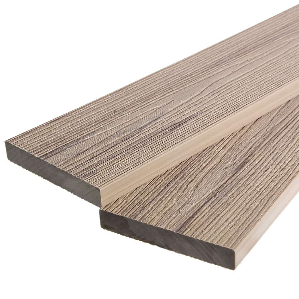 Ecodek Revive Composite Decking Starter Board – Ash – 3.6m Ecodek Revive Composite Decking Starter Board – Ash – 3.6m