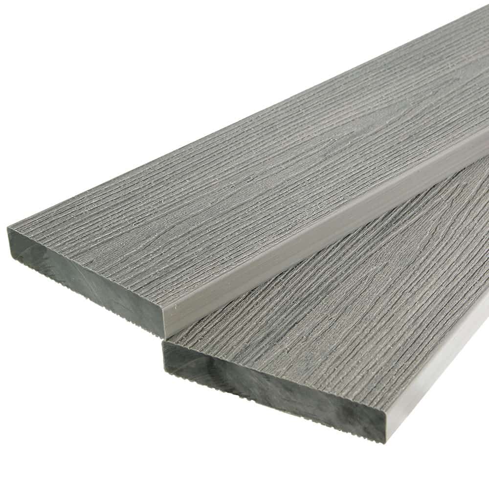 Ecodek Revive Composite Decking Starter Board – Smoke Grey – 3.6m