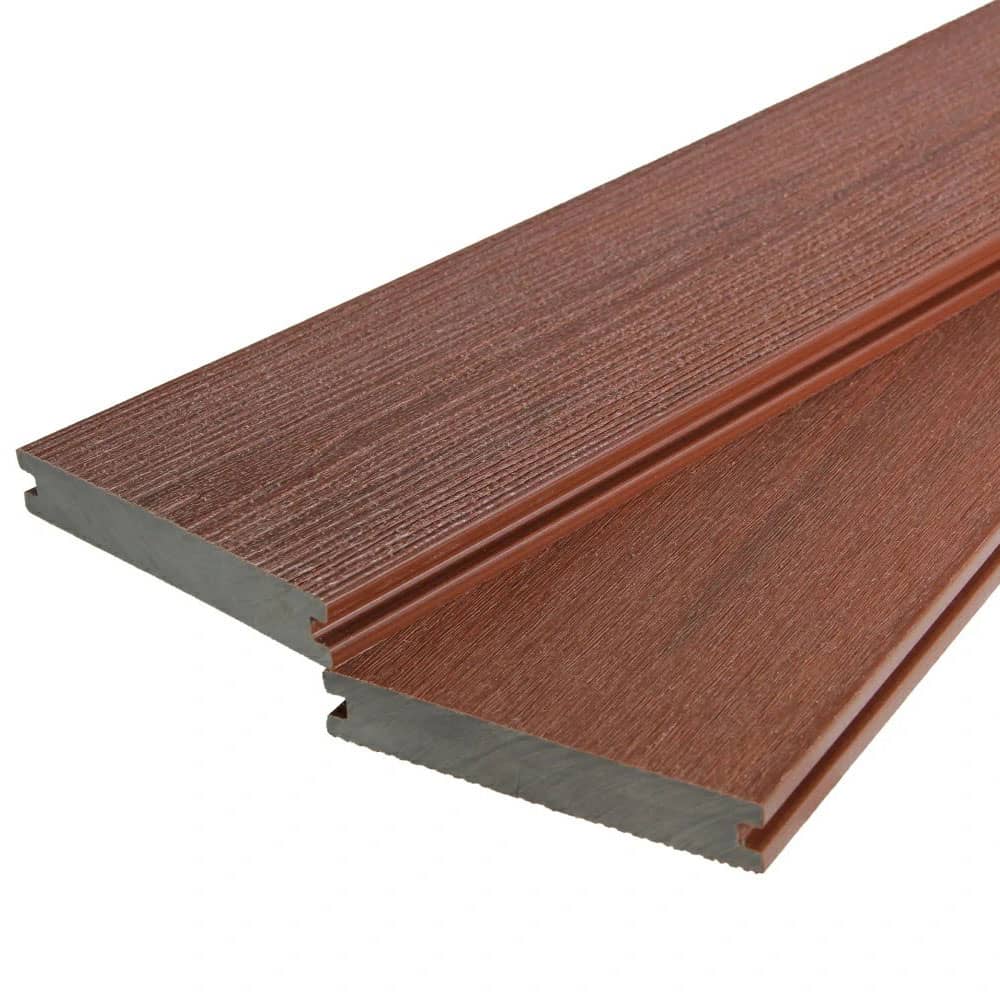 Ecodek Evolution Solid Composite Decking Board – Cherry – 3.6m Ecodek Evolution Solid Composite Decking Board – Cherry – 3.6m