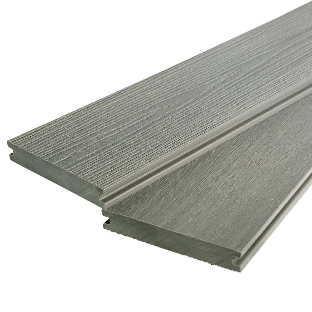 Ecodek Evolution Solid Composite Decking Board – Smoke Grey – 3.6m Ecodek Evolution Solid Composite Decking Board – Smoke Grey – 3.6m