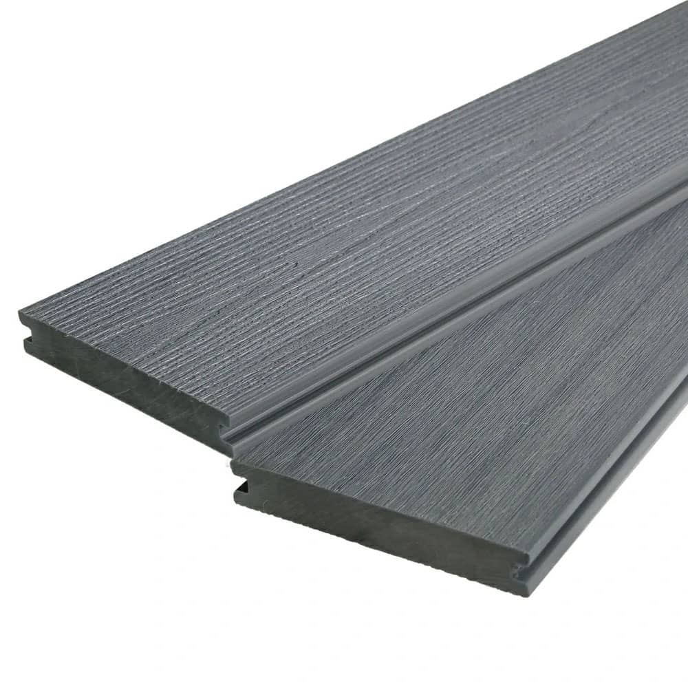 Ecodek Evolution Solid Composite Decking Board – Stone Grey – 3.6m Ecodek Evolution Solid Composite Decking Board – Stone Grey – 3.6m