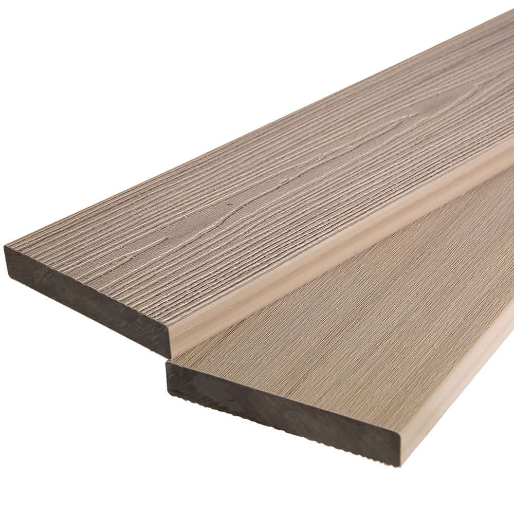 Ecodek Evolution Composite Decking Starter Board – Ash – 3.6m Ecodek Evolution Composite Decking Starter Board – Ash – 3.6m