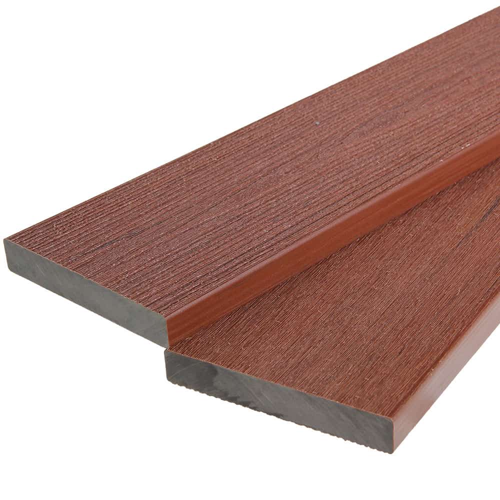 Ecodek Evolution Composite Decking Starter Board – Cherry – 3.6m Ecodek Evolution Composite Decking Starter Board – Cherry – 3.6m