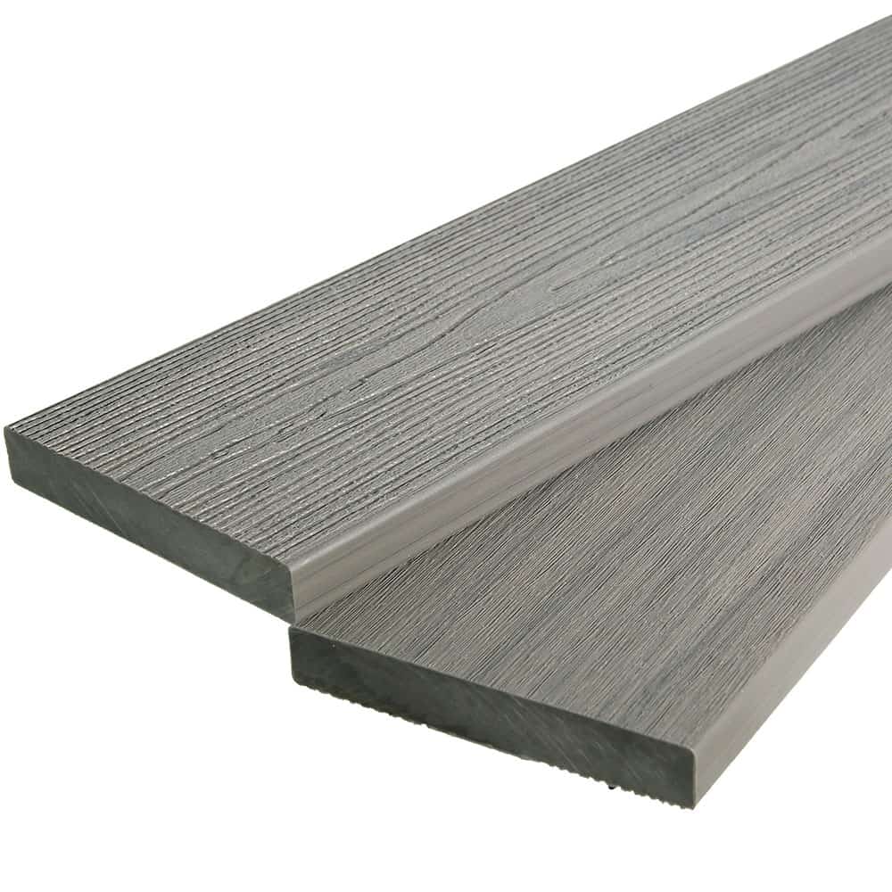 Ecodek Evolution Composite Decking Starter Board – Smoke Grey – 3.6m Ecodek Evolution Composite Decking Starter Board – Smoke Grey – 3.6m