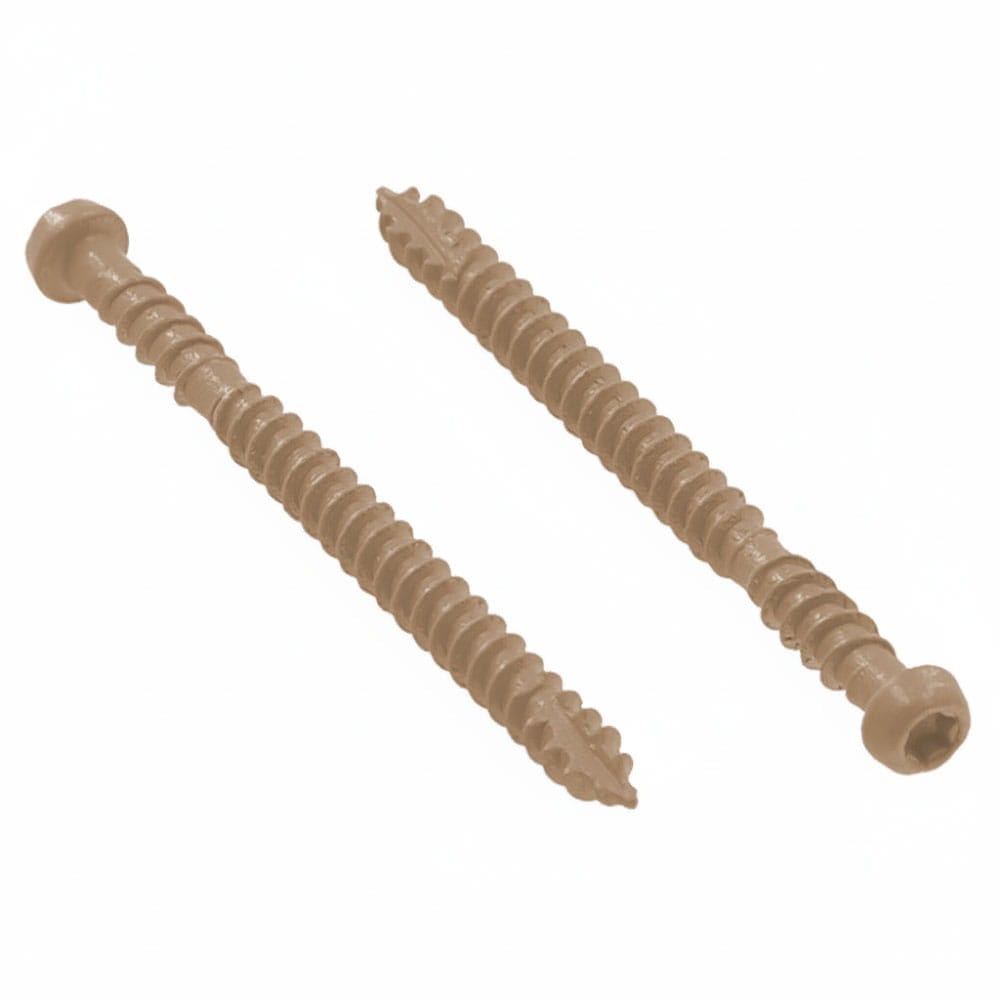 Ecodek Starter Board Screws – Ash Wood – 63mm (100)