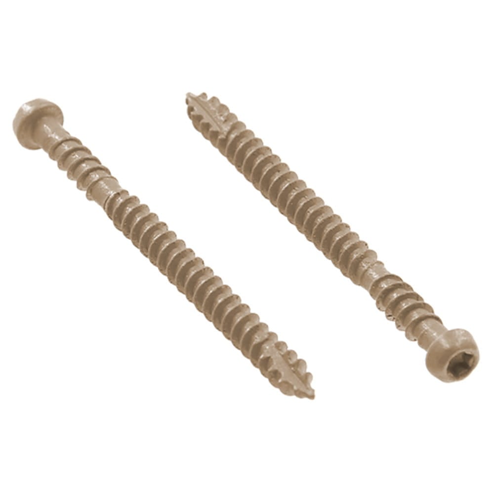 Ecodek Ash Wood Starter Board Screws - 63mm (100) Ecodek Ash Wood Starter Board Screws - 63mm (100)