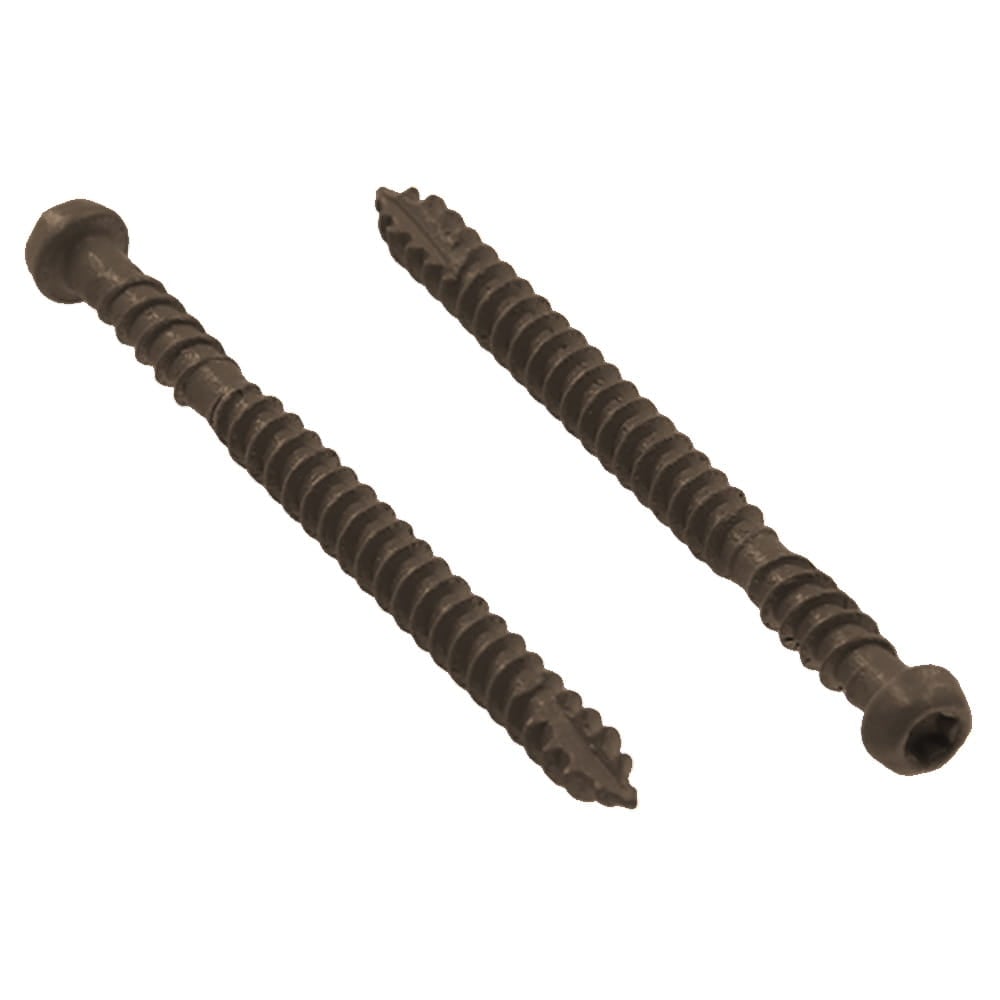Ecodek Starter Board Screws – Coffee – 63mm (100) Ecodek Starter Board Screws – Coffee – 63mm (100)